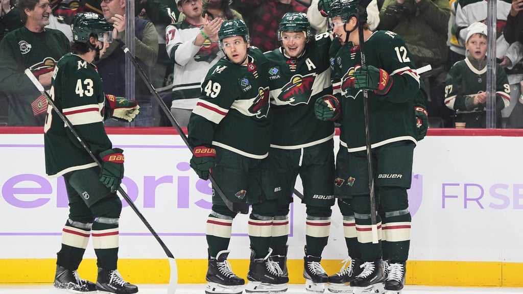 Kaprizov, Wallstedt lead Minnesota Wild to 2-1 victory over Columbus Blue Jackets — WCCO / CBS Minnesota, St. Louis Park Sports news