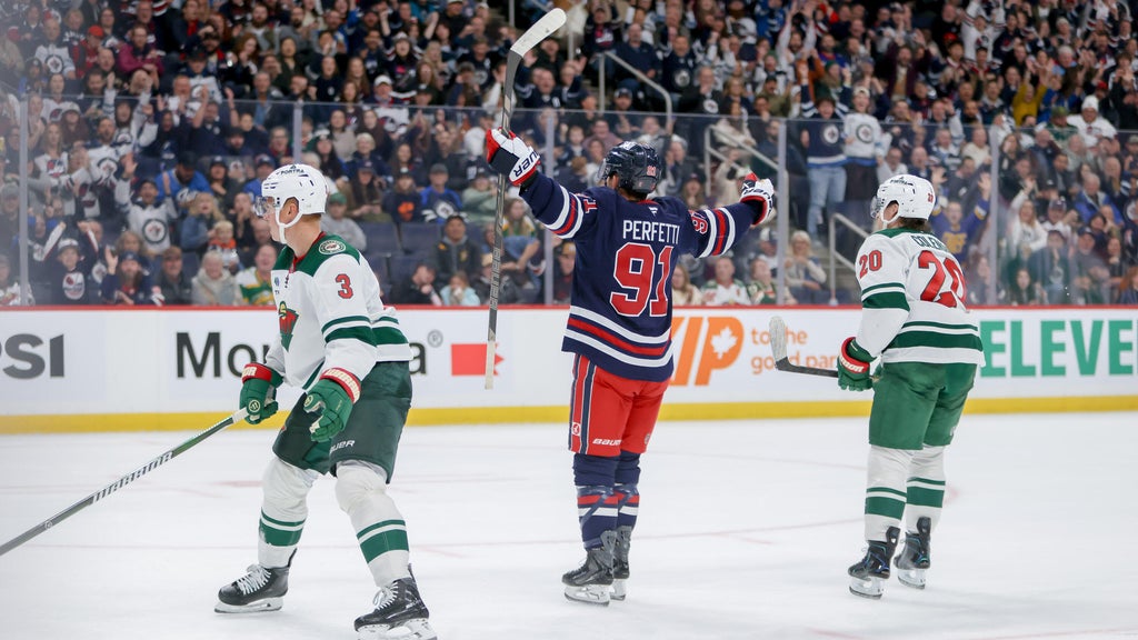 Jets beat the Wild 5-2 as Cole Perfetti scores 2 goals — WCCO / CBS Minnesota, St. Louis Park Schools news