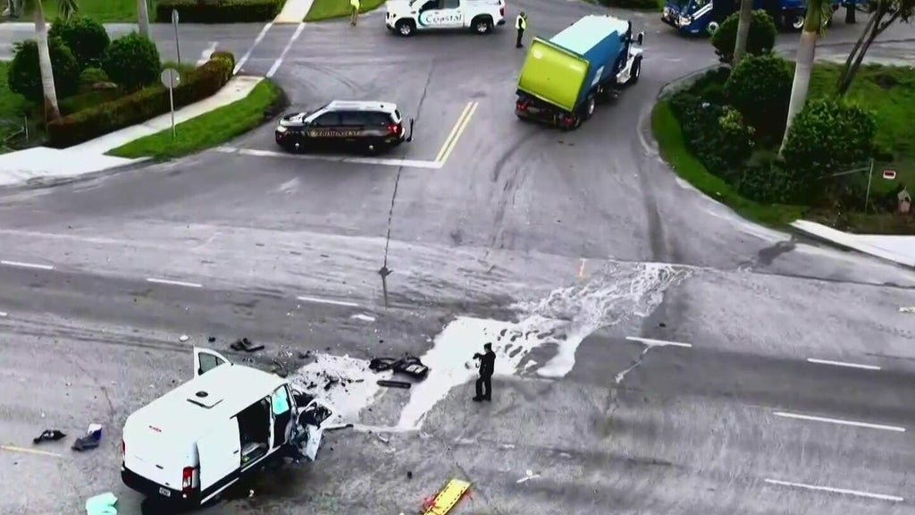 3 injured in violent Davie crash involving van, recycling truck, police say — CBS Miami, St. Louis Park Health news