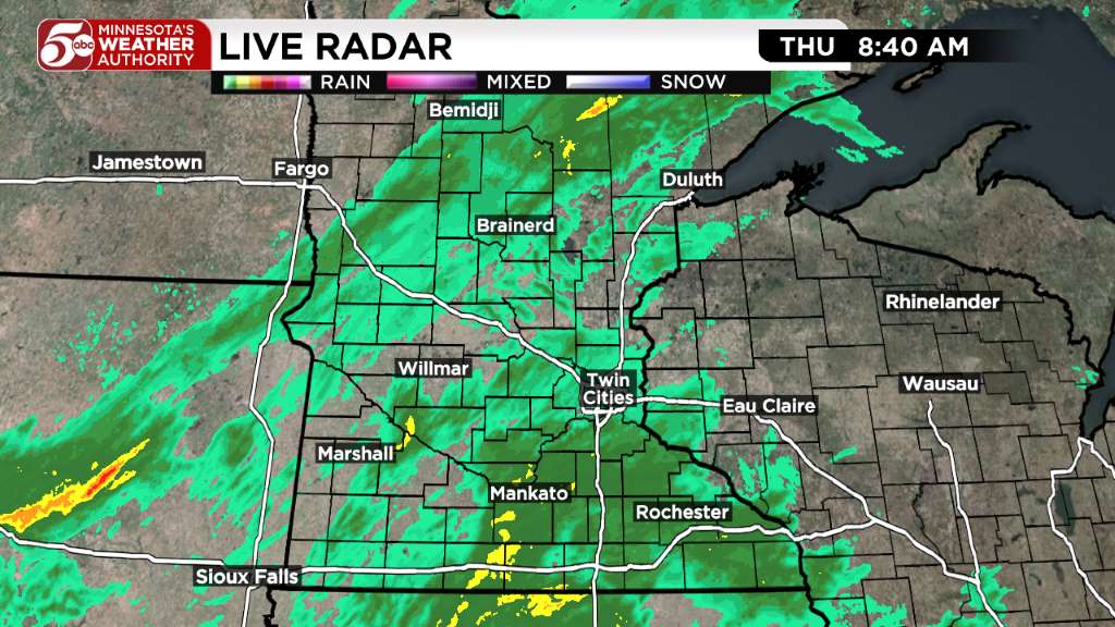 Thursday weather: Cool and wet day ahead — KSTP 5, St. Louis Park Community news