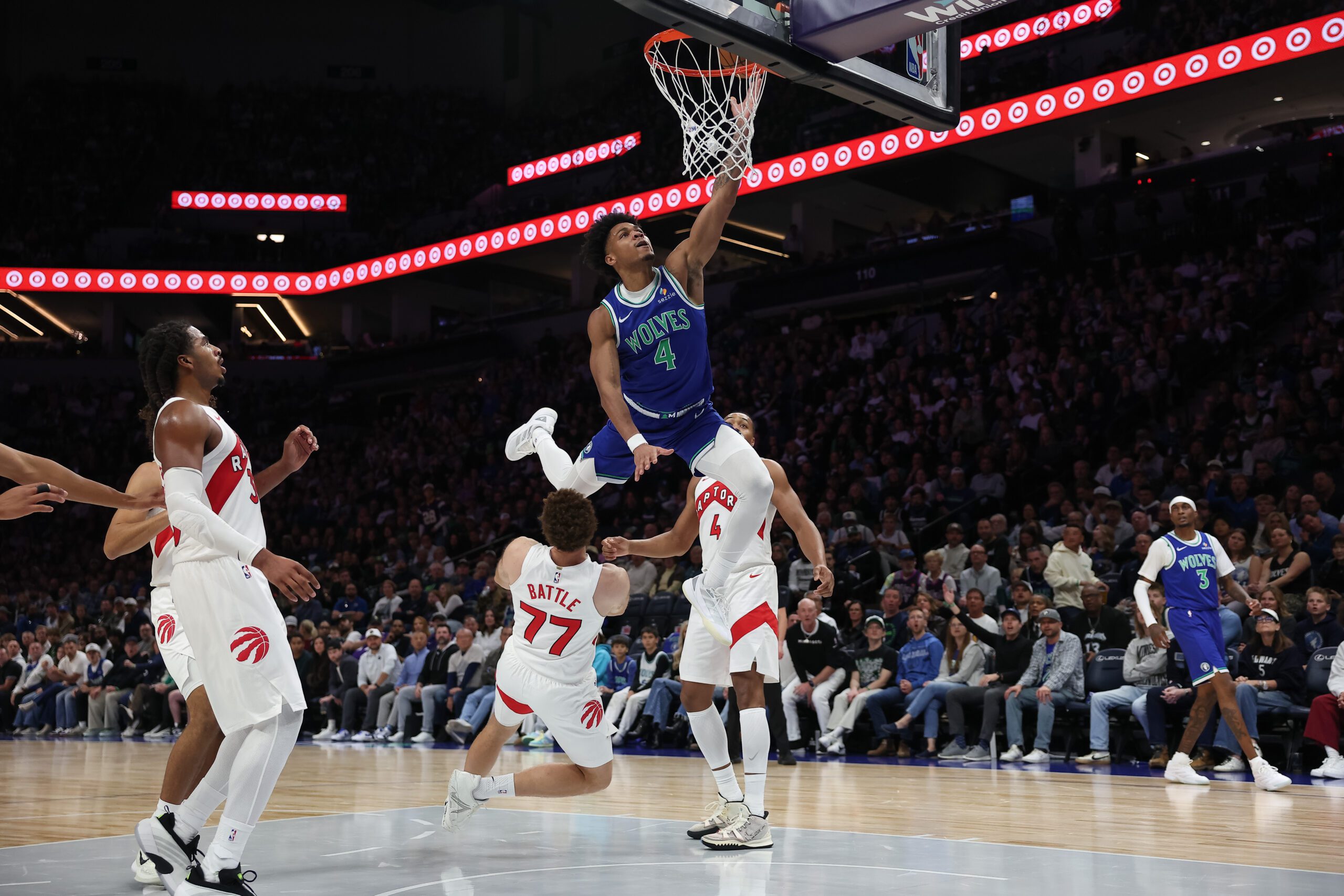 Timberwolves stay unbeaten with 117-94 win over Raptors in home opener — KSTP 5, St. Louis Park Sports news