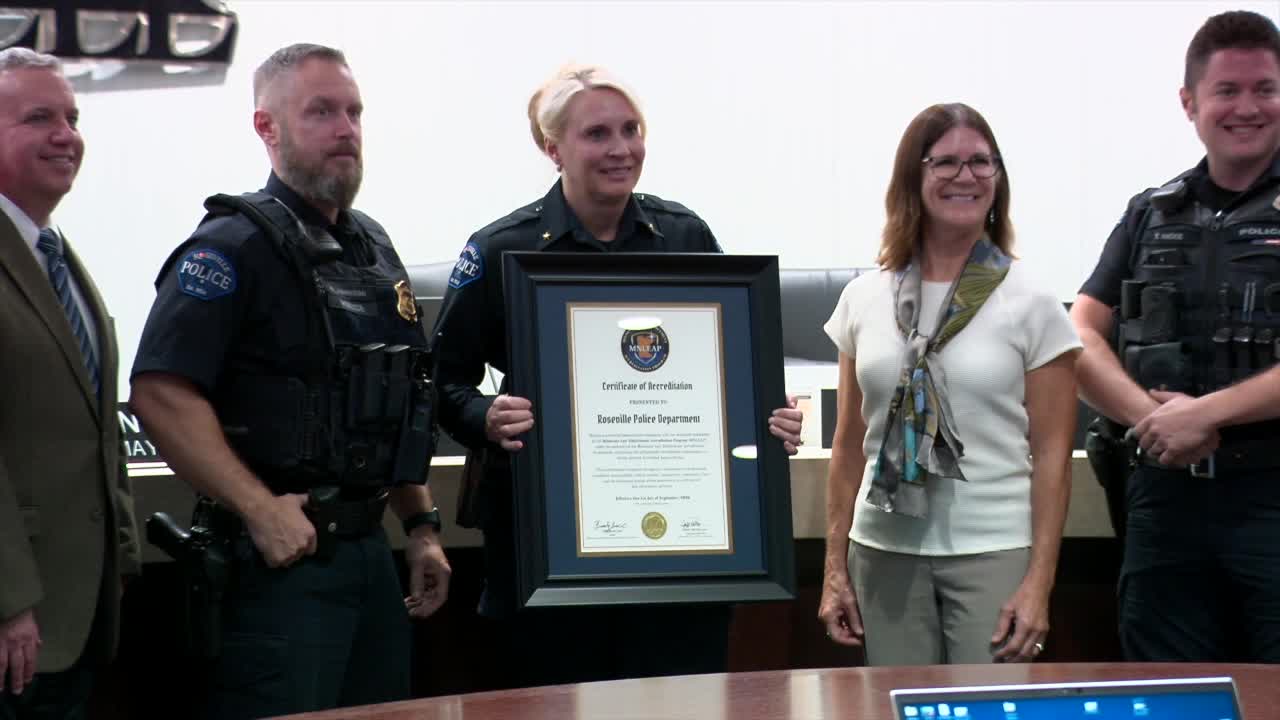 Roseville Police Department becomes first state-accredited agency, chief touts immediate impact — KSTP 5, St. Louis Park Government news