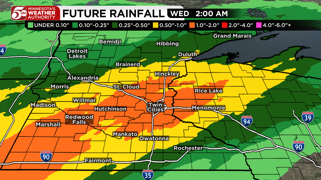 Rainy start to week, warmer days return — KSTP 5, St. Louis Park Community news