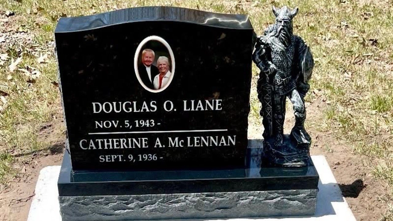 Minnesota couple seeking stolen Viking statue taken from Garrison Cemetery headstone — KSTP 5, St. Louis Park Community news