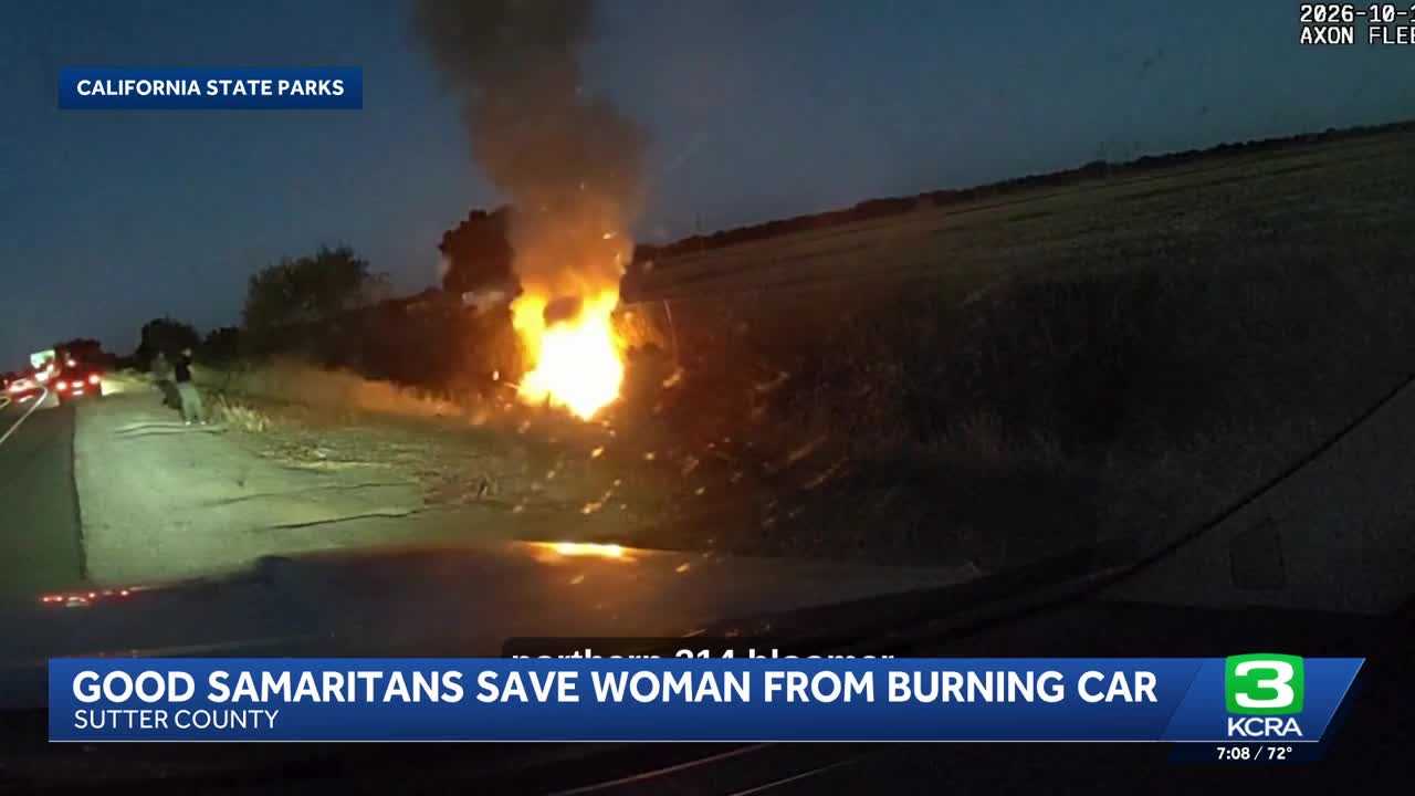 Officers rescue woman from burning car — WISN 12 Milwaukee, St. Louis Park Community news