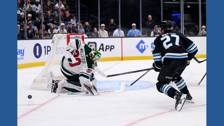 Kaprizov scores his NHL-leading 14th goal as the Wild beat the Mammoth 3-1 — KARE 11 Sports