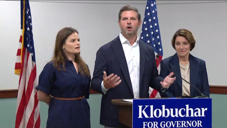 Parents of Harper Moyski backing Amy Klobuchar for governor — KARE 11 Local, St. Louis Park Community news