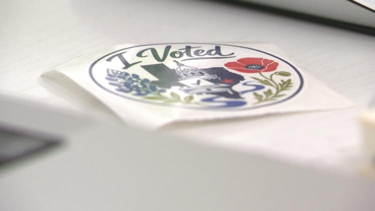 Too young to vote, but making her mark | Williamson County teen designs winning 'I Voted' sticker — KVUE (Austin), St. Louis Park Schools news
