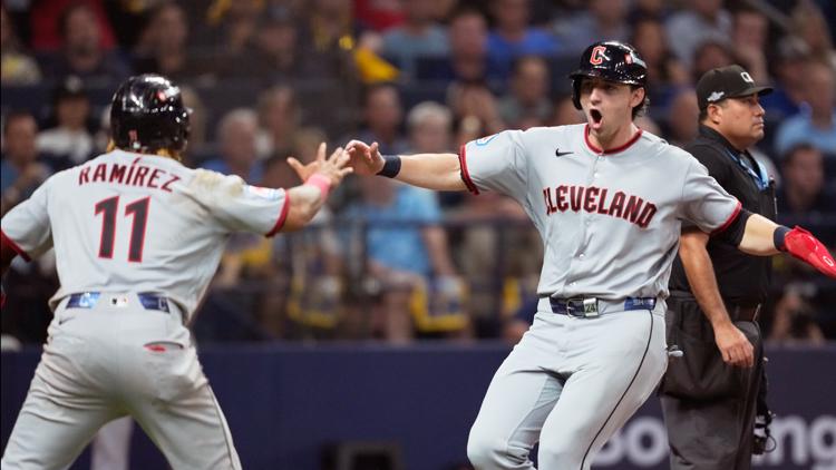 Chase DeLauter and José Ramírez lead the Guardians to a 7-3 win over the Rays in Game 1 of the ALCS — WTSP Sports Tampa Bay, St. Louis Park Sports news