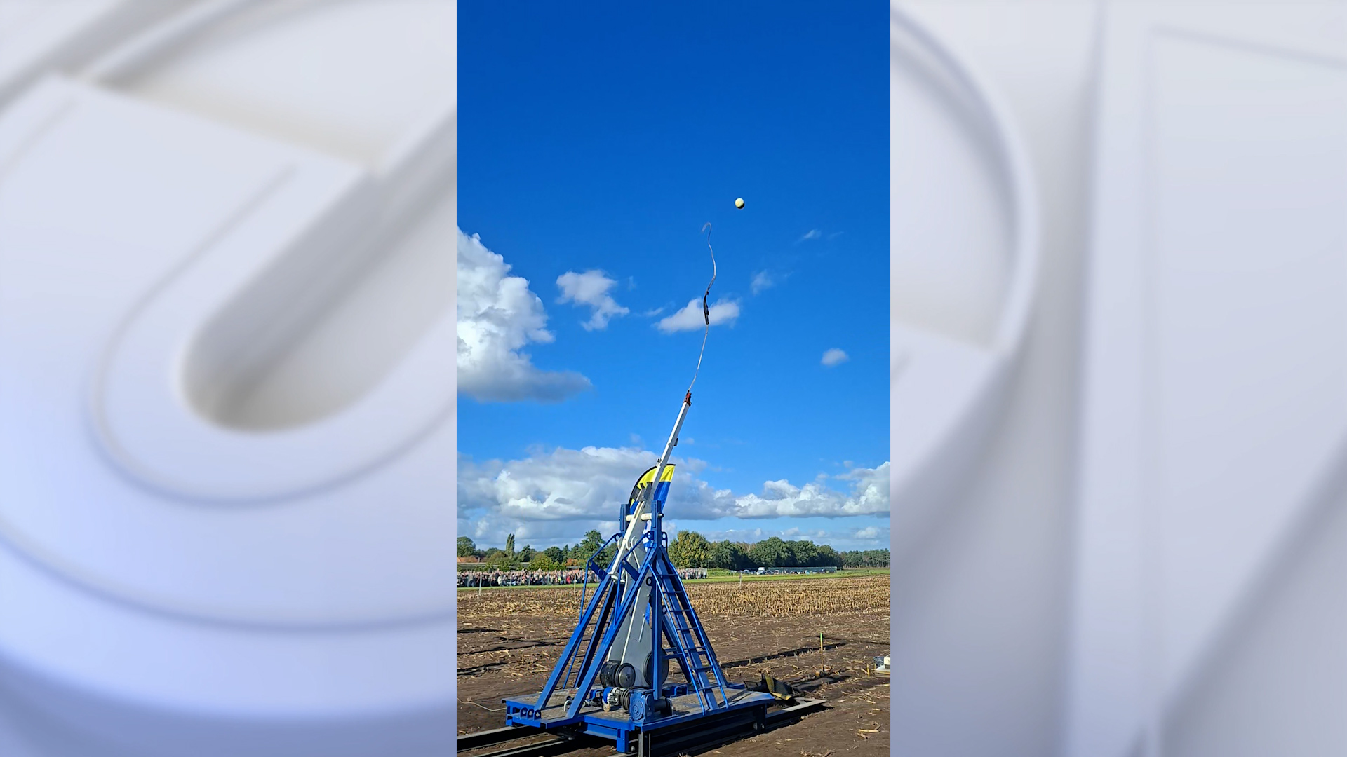 Watch: Pumpkin flies 1,900 feet in pumpkin chunkin' launch — FOX 9, St. Louis Park Sports news